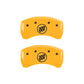 MGP 4 Caliper Covers Engraved Front Buick Rear Yellow Finish Black Char 2015 Buick Regal