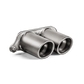 Akrapovic 2018 Porsche GT3 RS (991.2) Tail Pipe Set (Titanium)