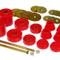 Prothane 67-72 GM Body Mount 12 Bushing Kit - Red