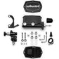 Wilwood Compact Tandem M/C - 7/8in Bore - w/Bracket and Valve (Pushrod) - Black