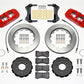 Wilwood AERO6 Front Hat Kit 14.25 Red 2014-Up Corvette C7 w/Lines