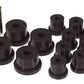 Prothane 64-73 Ford Mustang Rear Spring & 1/2in Shackle Bushings - Black