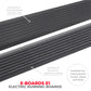 Go Rhino 15-19 Chev Silverado 2500HD/3500HD CC Gas 4dr E-BOARD E1 Running Board Kit - Bedliner Coat