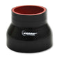 Vibrant Silicone Reducer Coupler 2.25in ID x 1.50in ID x 3.00in Long - Black