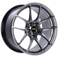 BBS RF 18x9 5x100 ET45 Diamond Black Wheel -70mm PFS/Clip Required