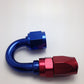 Fragola -6AN Nut x -8AN Hose 180 Degree Expanding Hose End