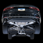 AWE Tuning Audi B9 A5 Touring Edition Exhaust Dual Outlet - Chrome Silver Tips (Includes DP)