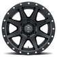 ICON Rebound 18x9 6x5.5 25mm Offset 6in BS 95.1mm Bore Satin Black Wheel