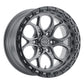 Weld Off-Road W107 20X10 Ledge 6X139.7 ET-18 BS4.75 Satin Gun / Black Ring 106.1