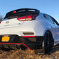Rally Armor 19-22 Hyundai Veloster N Black UR Mud Flap w/ Red Logo