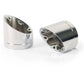 Remus 2021+ BMW R 18 (Euro 5) Slash Cut V1 End Cap - Silver (Pair)