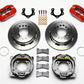 Wilwood Dynapro Low-Profile 11.00in P-Brake Kit - Red Mopar/Dana 2.36in Off w/Snap Ring Brng