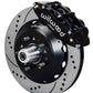 Wilwood Narrow Superlite 6R Dust-Seal Front Hub Kit 14.00in Drilled 1965-1969 Mustang Drum Spindle