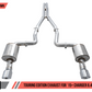 AWE Tuning 2015+ Dodge Charger 6.4L/6.2L SC Non-Resonated Touring Edition Exhaust - Silver Tips