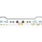 Whiteline 99+ Holden/Opel Astra / 6/01-05 Zafira Rear 24mm Heavy Duty Adjustable Swaybar