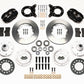 Wilwood Forged Dynalite Front Kit 11.00in 1965-1969 Mustang Disc & Drum Spindle