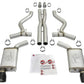 aFe MACHForce XP 3in 304 SS Cat-Back Exhausts w/ Black Tips 15-17 Ford Mustang GT V8-5.0L/V6-3.7L