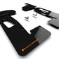 Rally Armor 2022 Rivian R1T Black UR Mud Flap w/ Tangerine Scream Logo