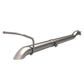QTP 07-18 Jeep Wrangler JK 3.6L/3.8L Eliminator Cat-Back Crawler Exhaust