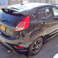 Rally Armor 13-19 USDM Ford Fiesta ST Black UR Mud Flap w/ Red Logo
