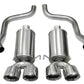 Corsa 09-13 Chevrolet Corvette C6 6.2L V8 Polished Xtreme Axle-Back Exhaust