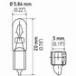 Hella Bulb 2721 12V 12W W2X46D T15 (2)