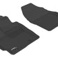 3D MAXpider 2012-2017 Toyota Prius/Prius V Kagu 1st Row Floormat - Black