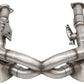 Corsa 2020 Corvette C8 3in Valved Cat-Back 4.5in Blk Quad Tips Fits Factory Perf Exhaust Deletes AFM