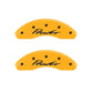 MGP 4 Caliper Covers Engraved Front & Rear 97-02 Chrysler Prowler Yellow Finish Black Prowler Logo