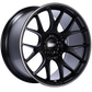 BBS CH-R 20x10.5 5x112 ET25 Satin Black Polished Rim Protector Wheel -82mm PFS/Clip Required