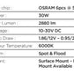 Go Rhino Xplor Blackout Combo Series Sixline LED Flood Lights w/Amber (Surface Mount) - Blk (Pair)
