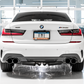 AWE Tuning 2019+ BMW M340i (G20) Resonated Touring Edition Exhaust - Quad Chrome Silver Tips