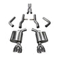Corsa 15-17 Dodge Challenger Hellcat Dual Rear Exit Extreme Exhaust w/ 3.5in Polished Tips