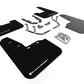 Rally Armor 18-22 Ford Fiesta ST MK8 Black UR Mud Flap w/ White Logo