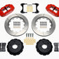 Wilwood Narrow Superlite 4R Rear Kit 14.00in Red 65-82 Corvette C2/C3