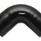 Vibrant 90 Degree Silicone Elbow 3.125in ID x 3.50in Leg Length - Black