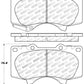 StopTech Performance 03-09 Lexus GX 470 Front Brake Pads