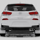 Rally Armor 19-21 Hyundai Elantra N Line Red UR Mud Flap w/ Black Logo