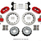 Wilwood Narrow Superlite 4R / MC4 Rear Kit 12.88 Drilled Red Currie Pro-Tour Unit Bearing Floater