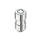 McGard Wheel Lock Nut Set - 4pk. (Cone Seat) 9/16-18 / 7/8 Hex / 1.765in. Length - Chrome