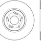 StopTech Slotted & Drilled Sport Brake Rotor Front Right 13 Honda Accord Sport