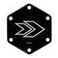 NRG Engraved Arrow Horn Delete Button - White