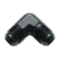 Vibrant -12AN 90deg Flare Union Fitting - Aluminum