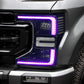 Oracle 20-22 Ford F-250/350 Super Duty Dynamic ColorSHIFT Headlight DRL Upgrade Kit w/Switchback