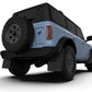 Rally Armor 21-22 Ford Bronco (Plstc Bmpr + RB - NO Rptr/Sprt) Blk Mud Flap w/Met. Blk Logo