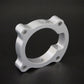 Torque Solution Throttle Body Spacer (Silver): Hyundai Genesis Coupe 2.0T 2010-2012