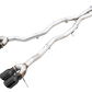 AWE Track Edition Catback Exhaust for BMW G8X M3/M4 - Diamond Black Tips