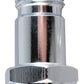 Fragola -8AN x 7/8-20 Male Adapter- Dual Feed - Chrome