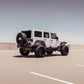 Road Armor 07-18 Jeep Wrangler JKU 4DR Stealth Rear Fender Flare Body Armor - Tex Blk