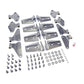 Rugged Ridge 07-18 Jeep Wrangler JKU Stainless Steel Door Hinge Kit